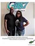 Jamaican Reggae Artist, Tanya Stephens with Keith Ebanks at Scotthill Caribbean Cuisine