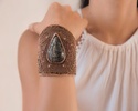 Laya Bracelet in Marcasite - Online Crystal Beads Bracelets For Women - Lakkota
