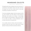 Additional Information on Mangano Calcite Natural Gemstone