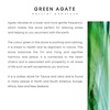 Additional Information on Green Agate Natural Gemstone