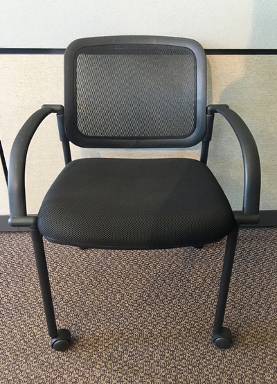 DSA Guest Chair with Casters - Demo Sale