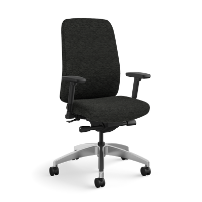 Allsteel Access Task Chair with Polished Aluminum Frame- Demo Sale Chair
