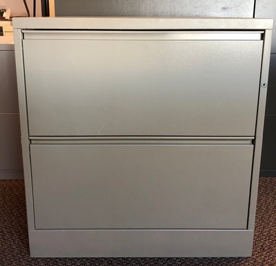 Used Herman Miller Meridian 2 Drawer Lateral File- Bungalow Paint Finish