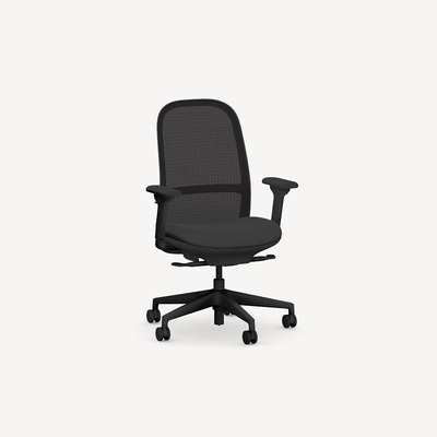 Allsteel O6 Task Chair - Black Upholstery