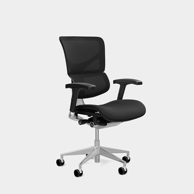 X-CHAIR X3 Management Chair - Black Mesh Upholstery - DEMO SALE