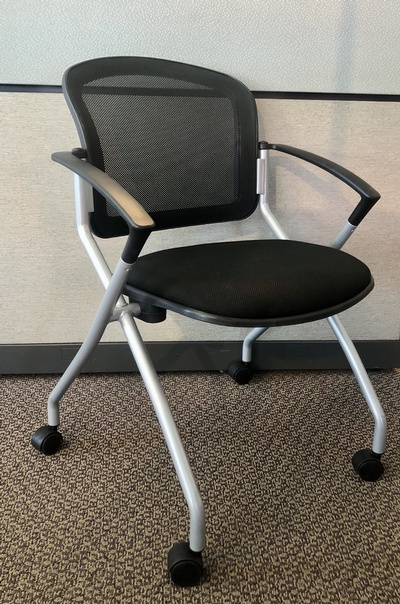 Used Flip And Nest Guest Chair with Arms