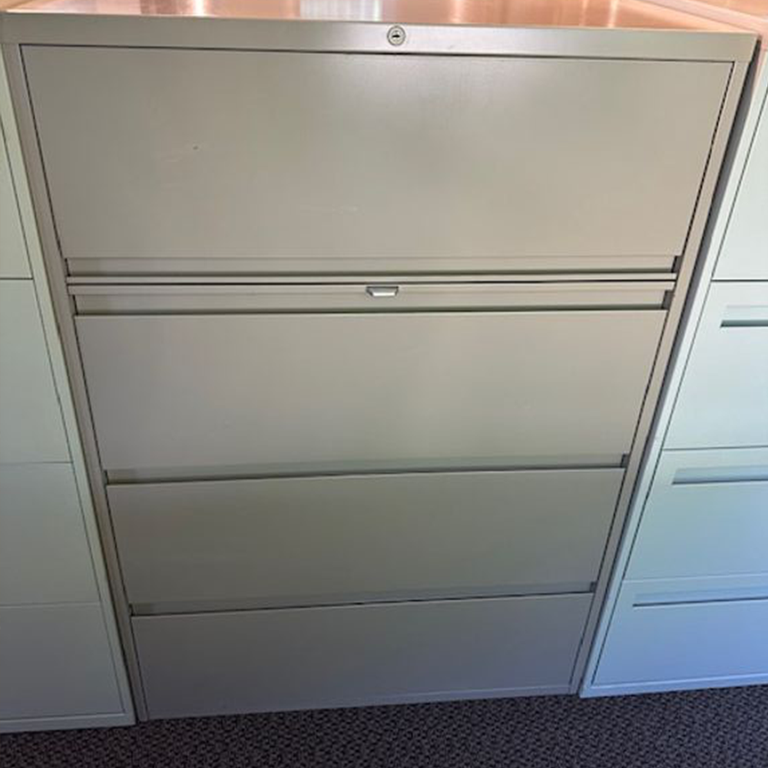 Used Steelcase 4 Drawer Lateral File