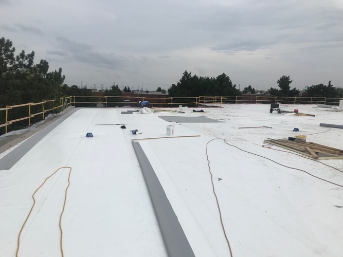 PVC Roofs on the Warehouse