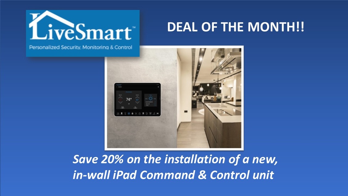 In-Wall iPad Comand and Control Unit Special Offer