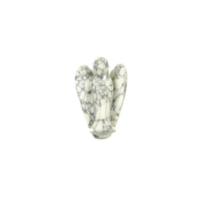 Howlite Angel Statue approx. 1.5 inch High