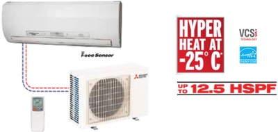 Single-zone  Ductless Split Systems FE-Series