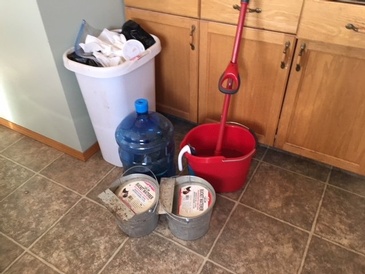 Before Cleaning Laundry Room by Residential Cleaning Company in Brooks & Medicine Hat, AB - JAG Cleaning Services Ltd.