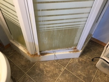 Before Cleaning Dirty Door Frame by Residential Cleaning Company - JAG Cleaning Services Ltd.