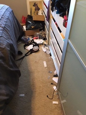 Kinds of Messes We Tackle - Before Cleaning the Bedroom - Best Cleaning Services in Edmonton, AB by JAG Cleaning Services Ltd