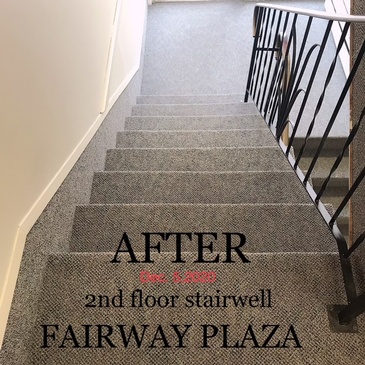 Stairwell Carpet Cleaning Services by Professional Cleaning Technicians at JAG Cleaning Services Ltd.