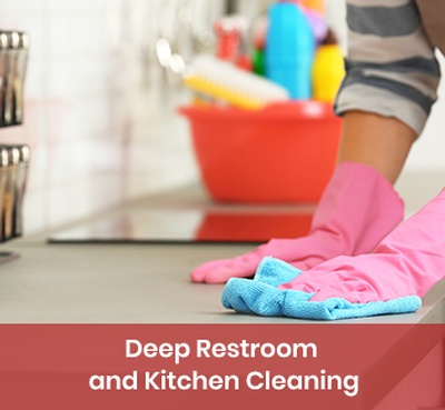 Deep Restroom and Kitchen Cleaning Services