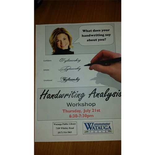 Handwriting Analysis Workshop by Mystic Kathryn