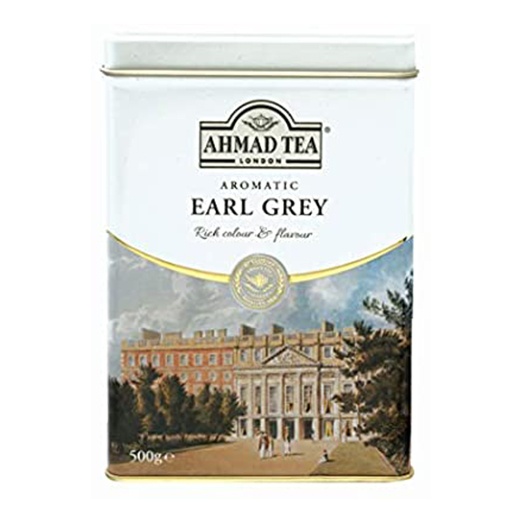 ahmad tea aromatic earl grey can 500g