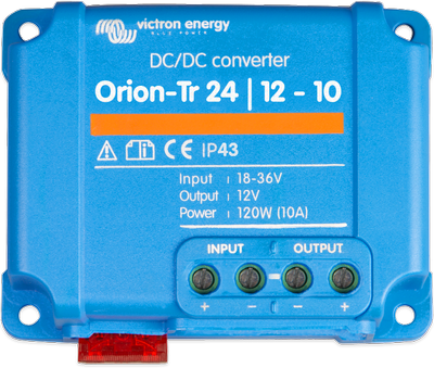 Victron Orion-Tr 24/12-10, DC-DC Voltage converter 24V to 12V 10 AMP