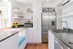White Custom Wooden Kitchen - Interior Design Services Boston by PFNY Design