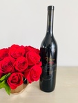 Roses And Wine Combo - Flower Decoration Brossard - YnV Lifestyle Inc.