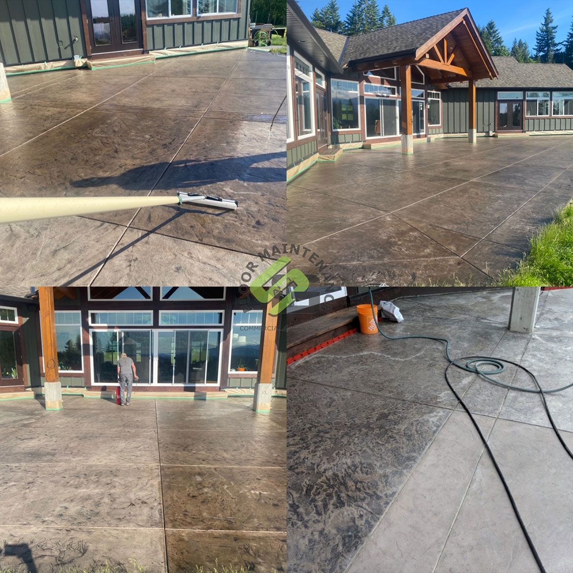 Exterior Concrete Sealing & Antiquing 
