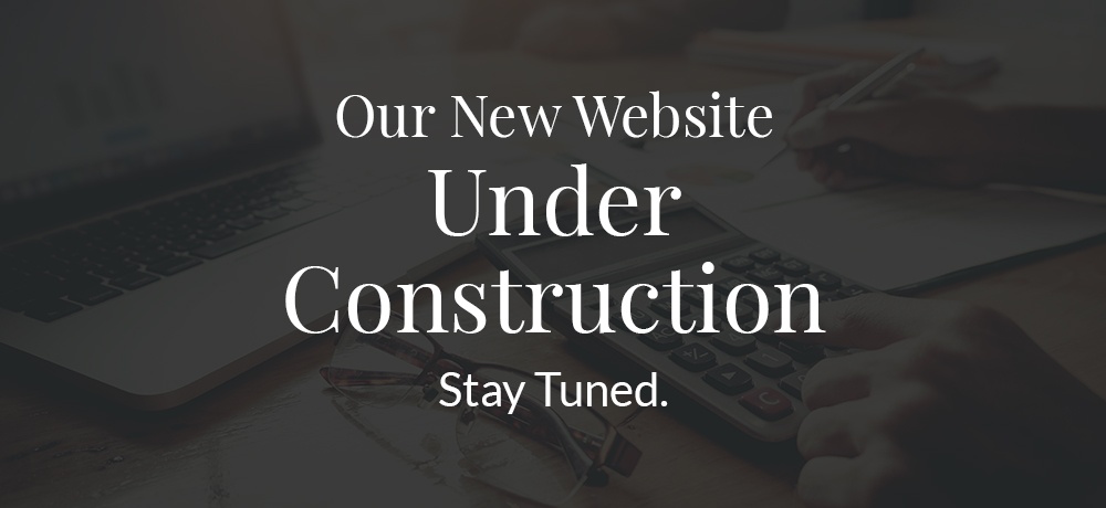 New website under construction