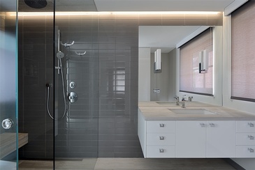 Stylish Bathroom Designed by Battiston Construction - General Contractor in Toronto