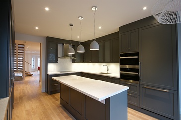 Modular Kitchen with Cabinets - Top Construction Company in Toronto by Battiston Construction