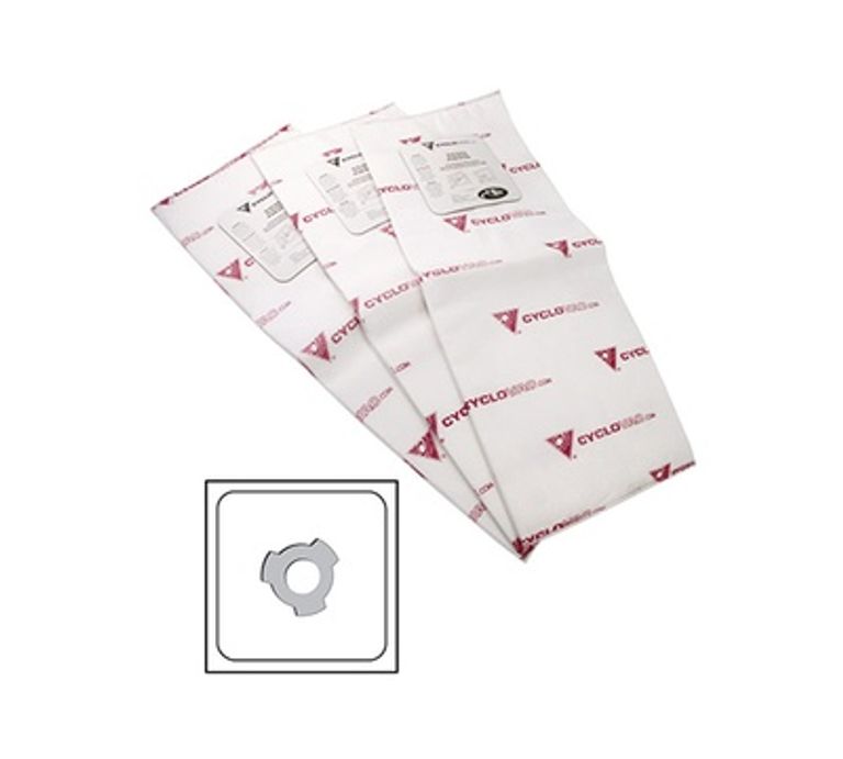 Cyclo Vac Hepa Filter Bags LG  Pkg 3 - Brampton Central Vacuum Cleaning by Breath-E-Z Vacuum Services