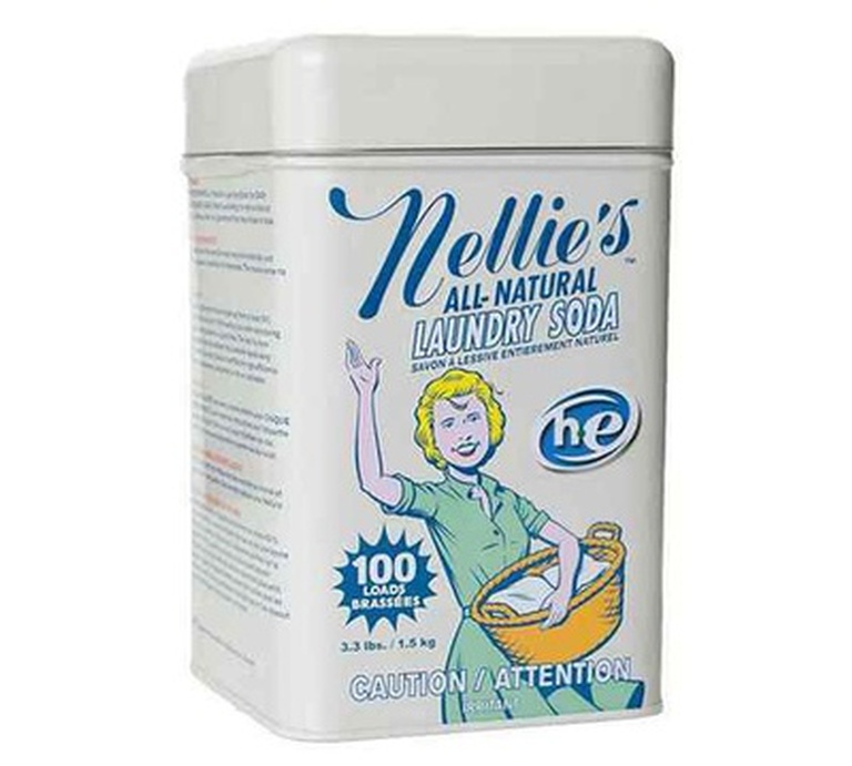 Nellies All Natural Laundry Soda Tin 100 Loads - Central Vacuum Cleaning Brampton by Breath-E-Z Vacuum Services