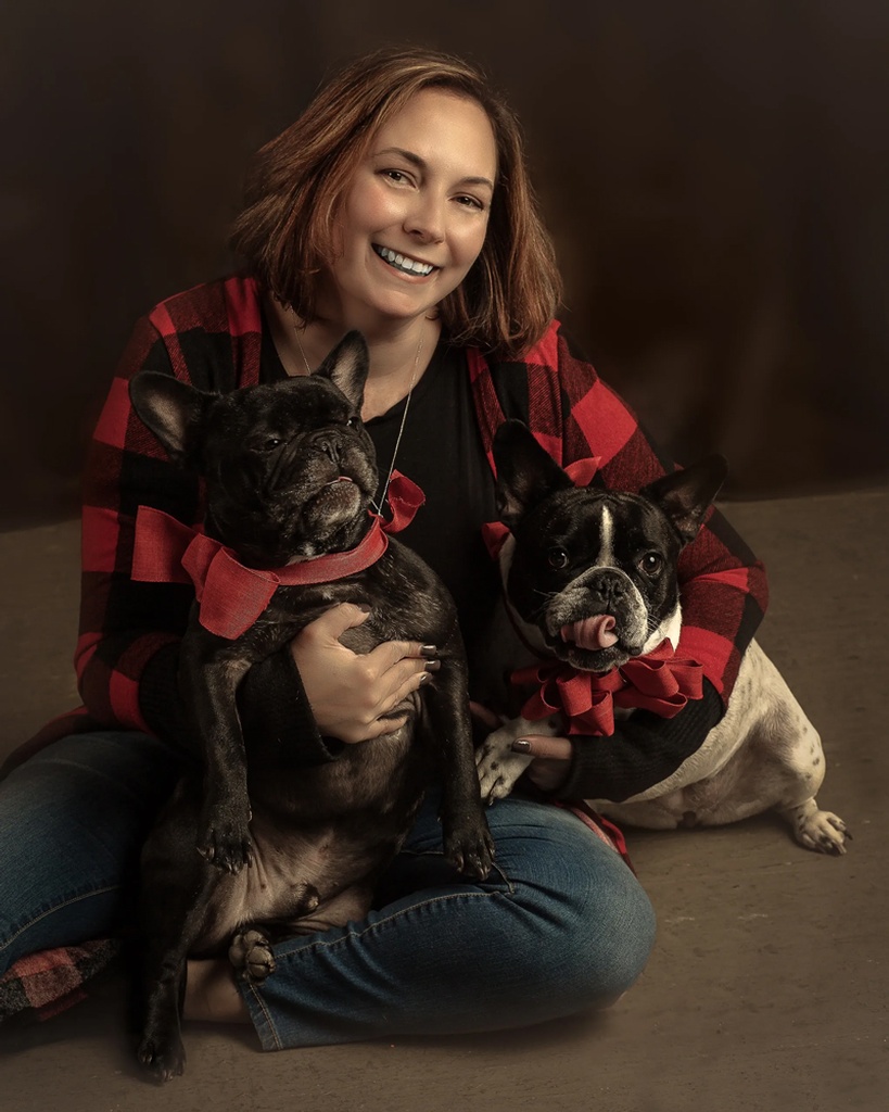 Lady with French Dogs - Portrait Photography New Jersey - Phillip Angelo