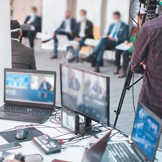 High-quality corporate video production for training.