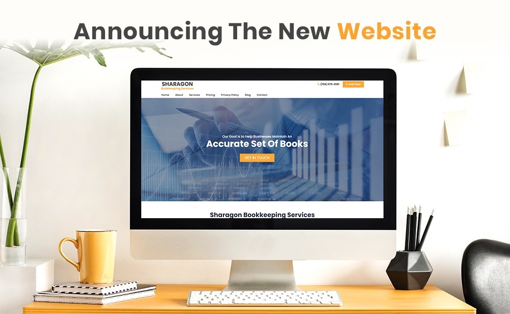 Announcing The New Website  - Virtual Bookkeepers by Sharagon Accounting Services