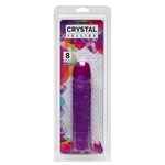 Crystal-Jellies-Classic-Dong,-8in,-Purple