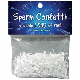 Sperm Confetti at The Love Boutique, Online Adult Toys Store