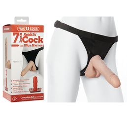 Vac-U-Lock Ultra Harness 2 Set With 7in Realistic at Sex Toy Store Canada, The Love Boutique
