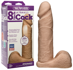 8in Ultraskyn Cock And Balls at Adult Shop in Canada, The Love Boutique