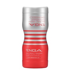 Tenga Double Hole Cup Masturbator, Standard at Sex Toy Store Canada, The Love Boutique