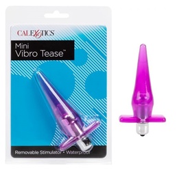 Mini Vibro Tease Butt Plug, Pink, at Online Sex Store, The Love Boutique