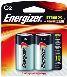 Shop Online for C Energizer Max Battery, 2pk at Adult Toy Store - The Love Boutique