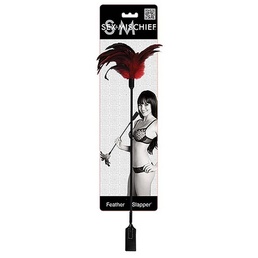 Sex & Mischief Feather Slapper, Red at Online Sex Store, The Love Boutique