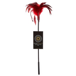 Shop For Starburst Feather Tickler, Red at Online Adult Sex Toy Store, The Love Boutique