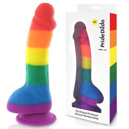 Pride Dildo With Balls at Online Sex Store, The Love Boutique