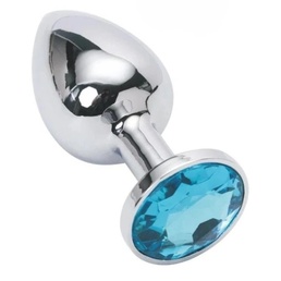 Jeweled Butt Plug, Stainless Steel, Large, Sex Toys Online at Canadian Adult Shop - The Love Boutique