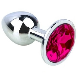 Jeweled Butt Plug, Stainless Steel, Small, Hot Pink and more at Online Adult Sex Store, The Love Boutique