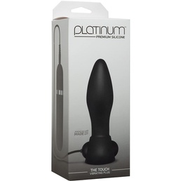 Platinum Silicone Touch Butt Plug, Black, Online Sex toys and more at Canadian Adult Shop, The Love Boutique