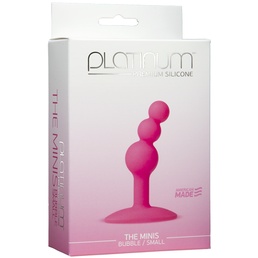 Silicone Minis Bubble Butt Plug, Small, Pink and more at Online Adult Sex Store, The Love Boutique