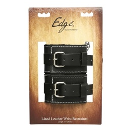 Edge Leather Cuffs, Wrist at Online Sex Store, The Love Boutique