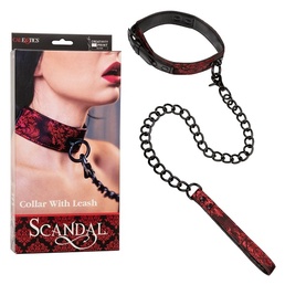 Scandal Collar With Leash at Online Sex Store, The Love Boutique